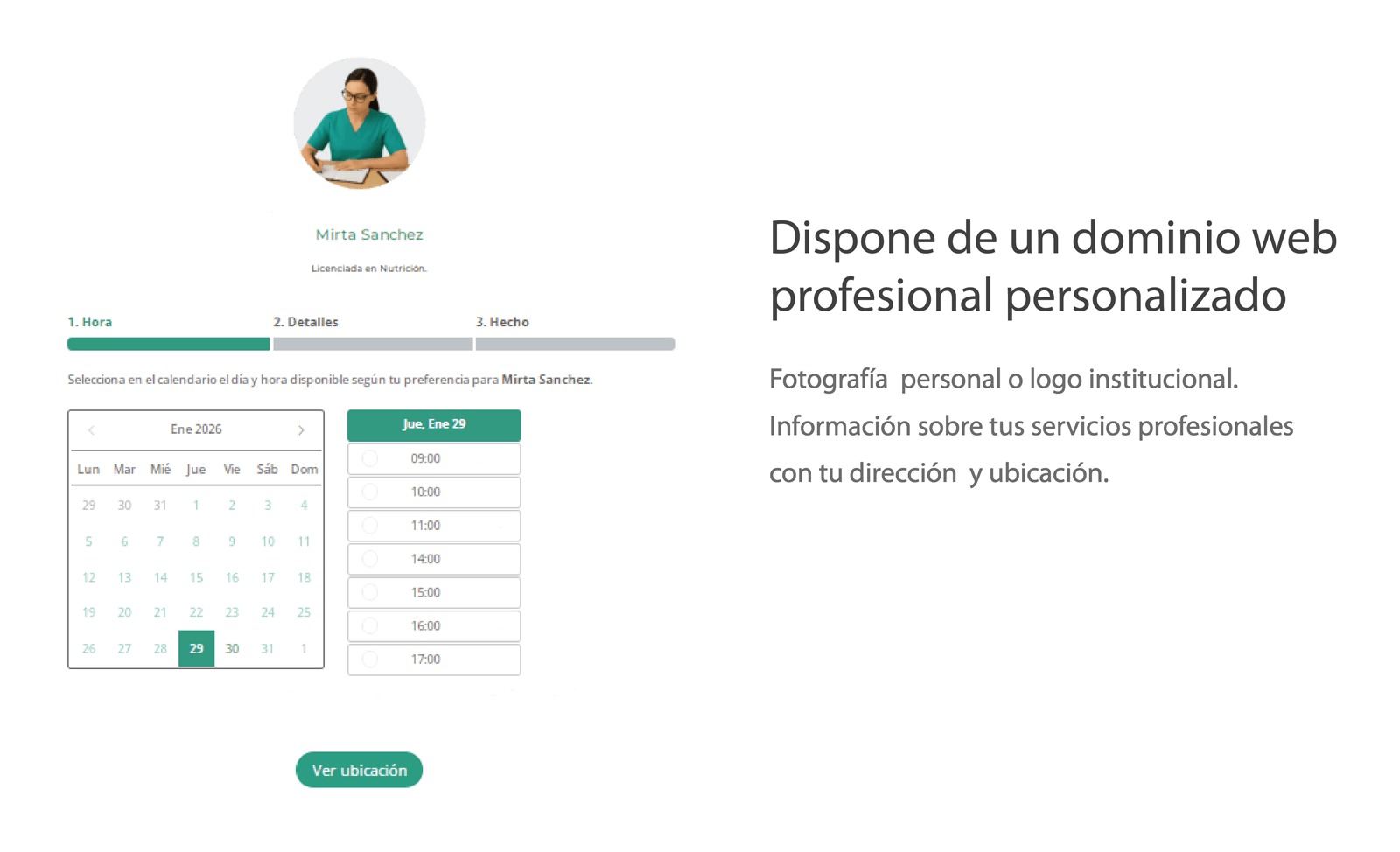 Perfil web individual